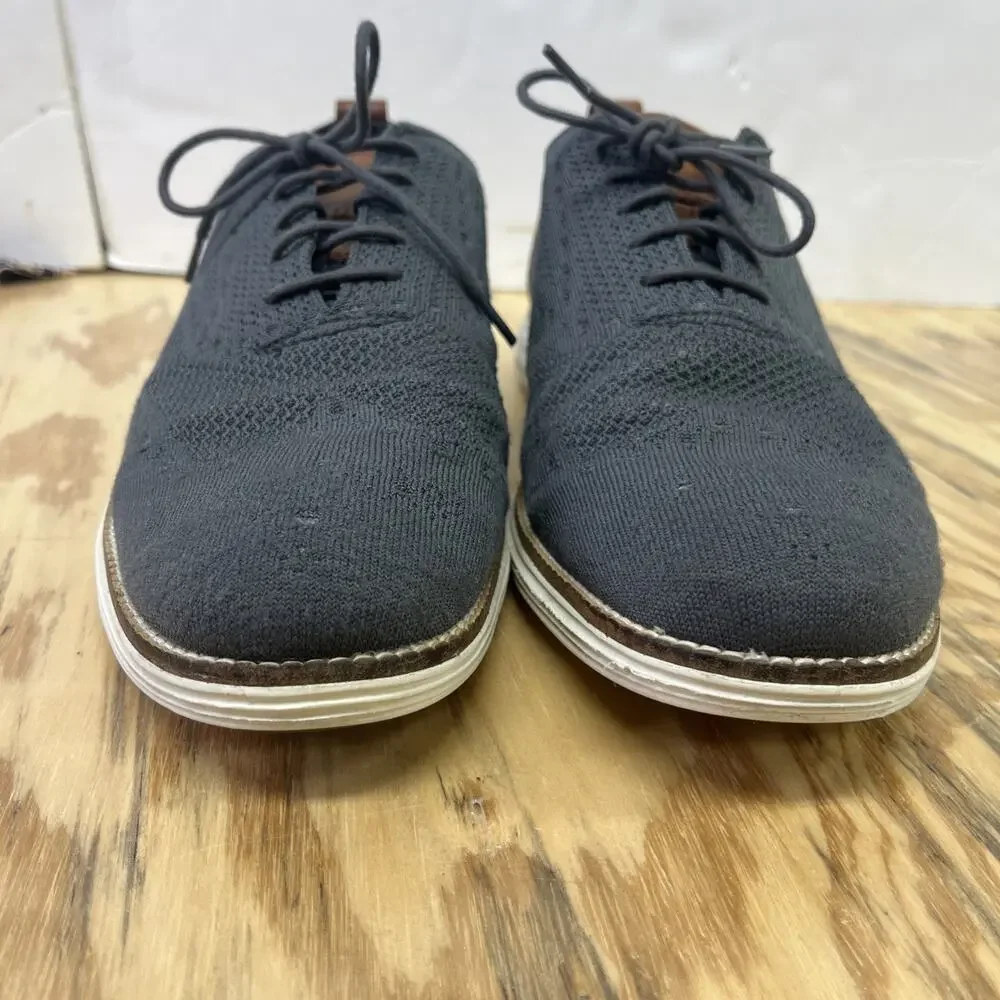 Cole Haan ØriginalGrand Stitchlite Wingtip Oxfords Mens 12M Gray Casual Comfort